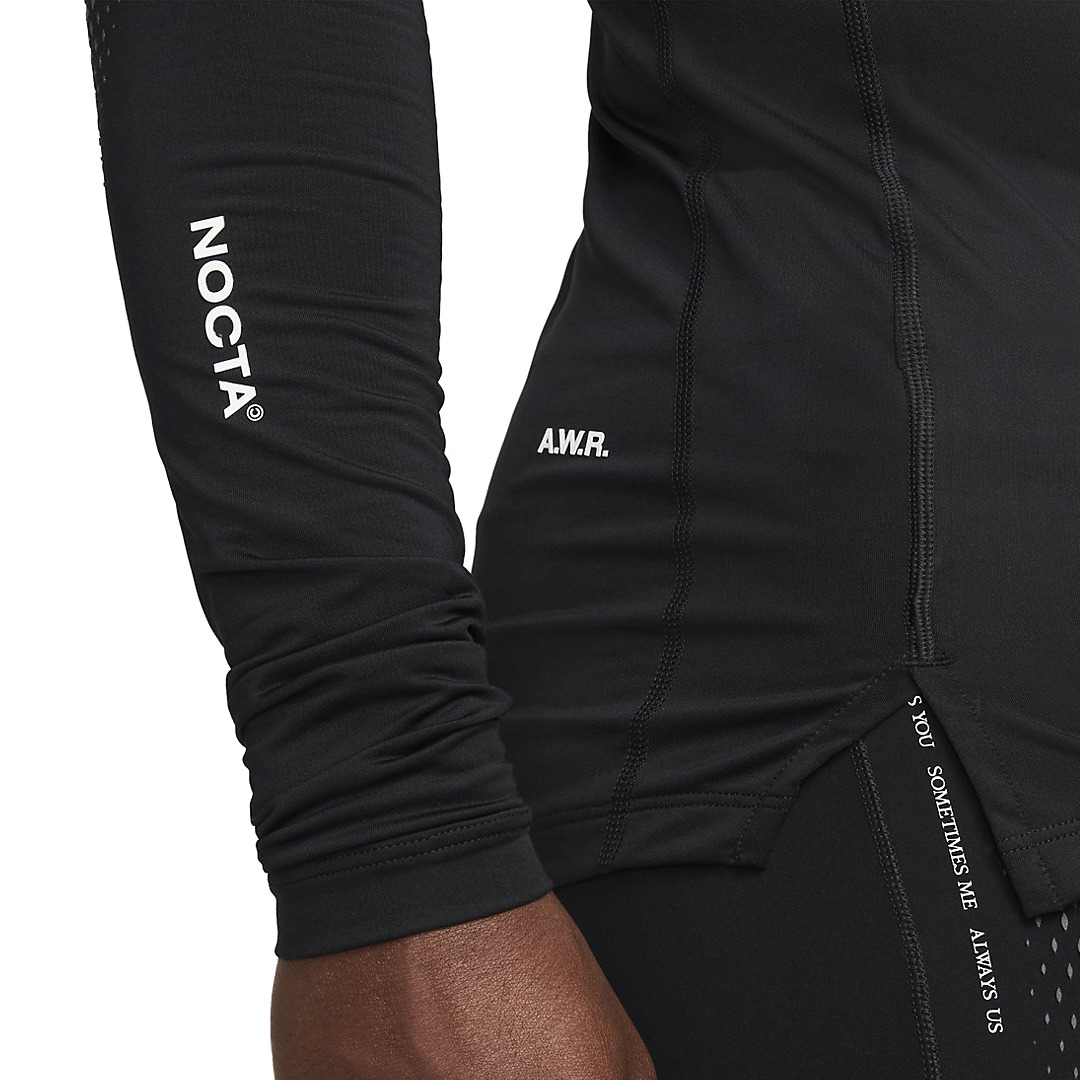 Nike x NOCTA Drake Round Neck Pullover Top 'Core Black' DN0002-010 - 3