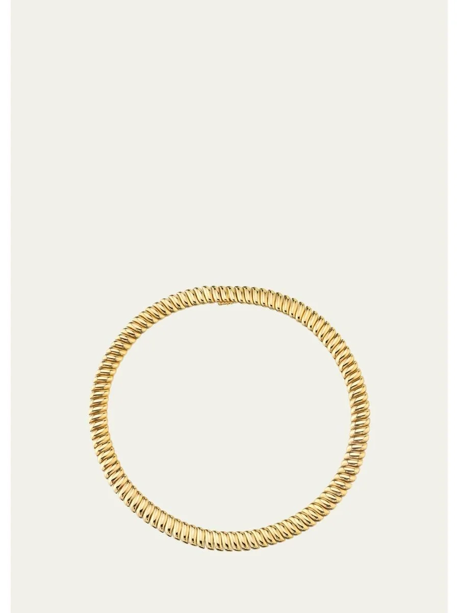 Zoe 18K Gold Large Choker Necklace - 1