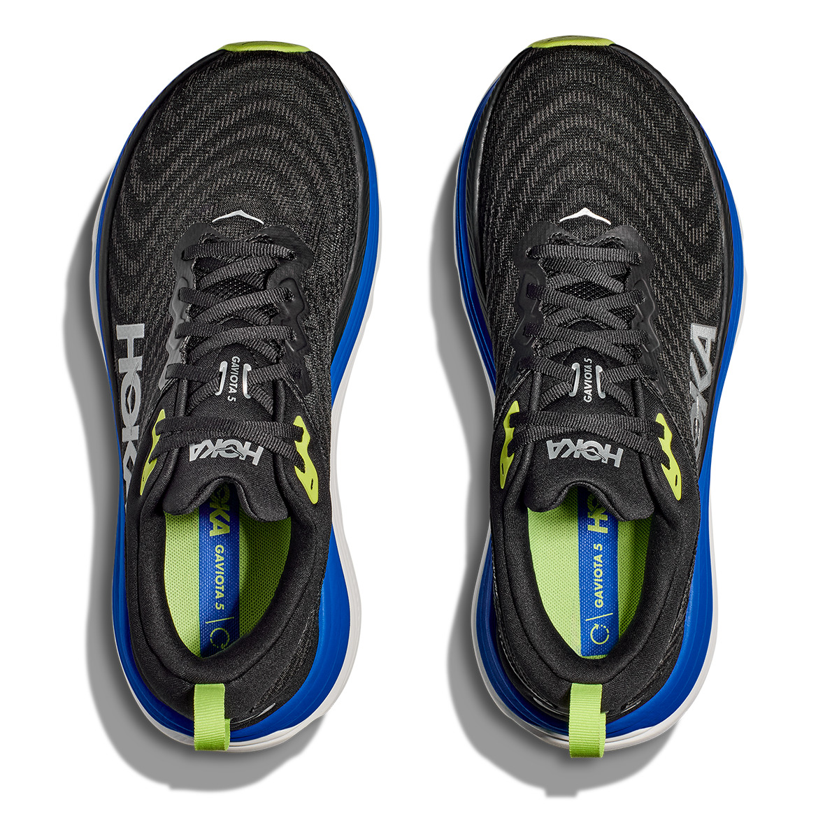 Hoka Gaviota 5 - Black - Electric Cobalt - 3