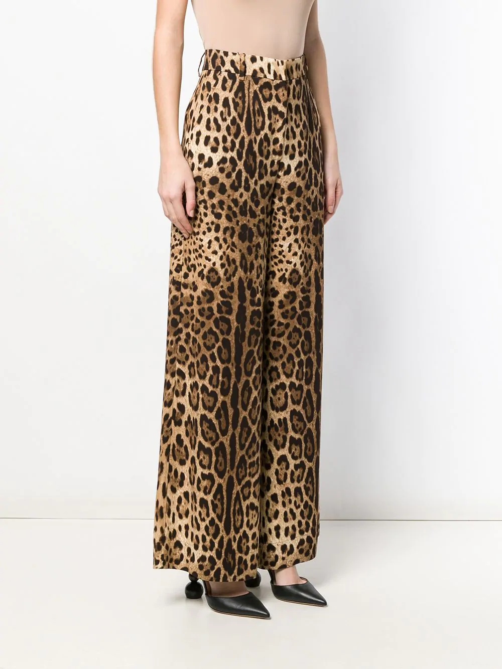 leopard print trousers - 3