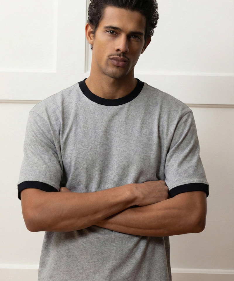 TODD SNYDER Boxy Jersey Ringer Tee outlook