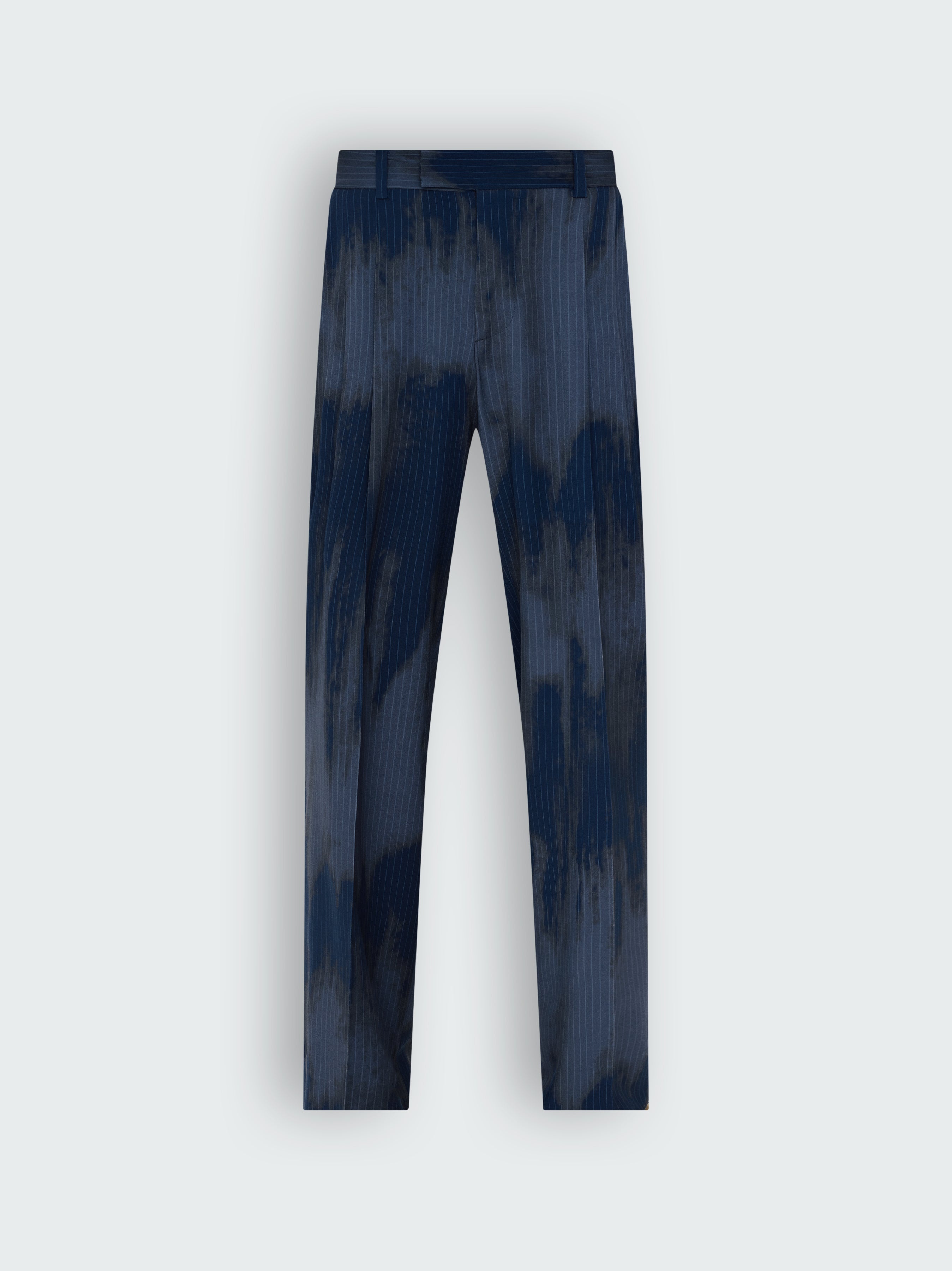 PINSTRIPE DOUBLE PLEATED TROUSERS - 1