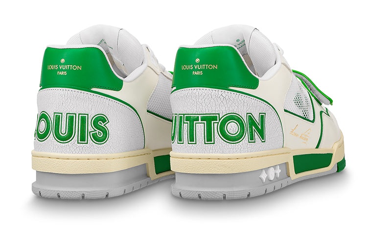 LOUIS VUITTON LV Trainers 'Green Mesh' 1A98UX - 3