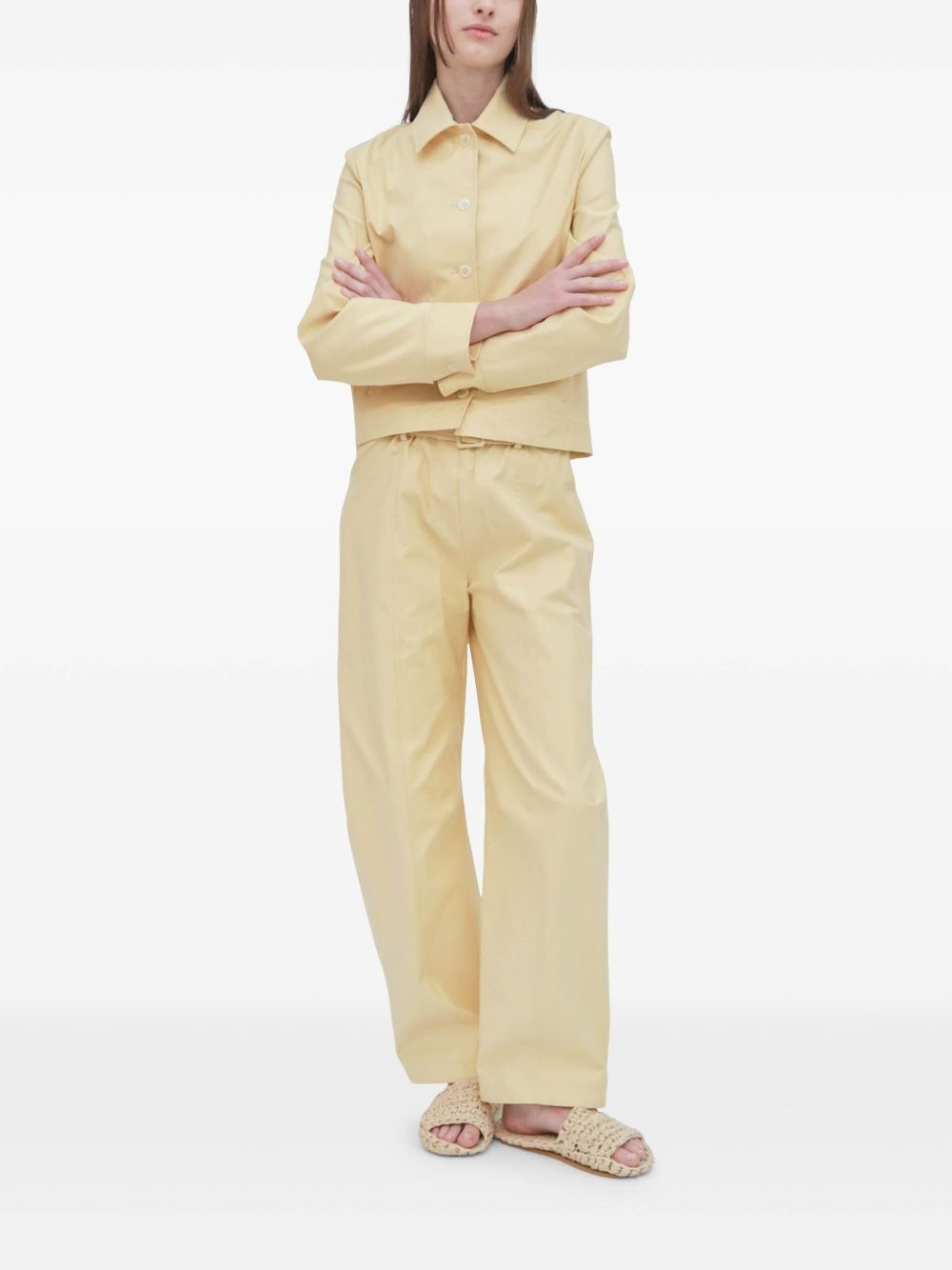 belted tapered trousers - 2