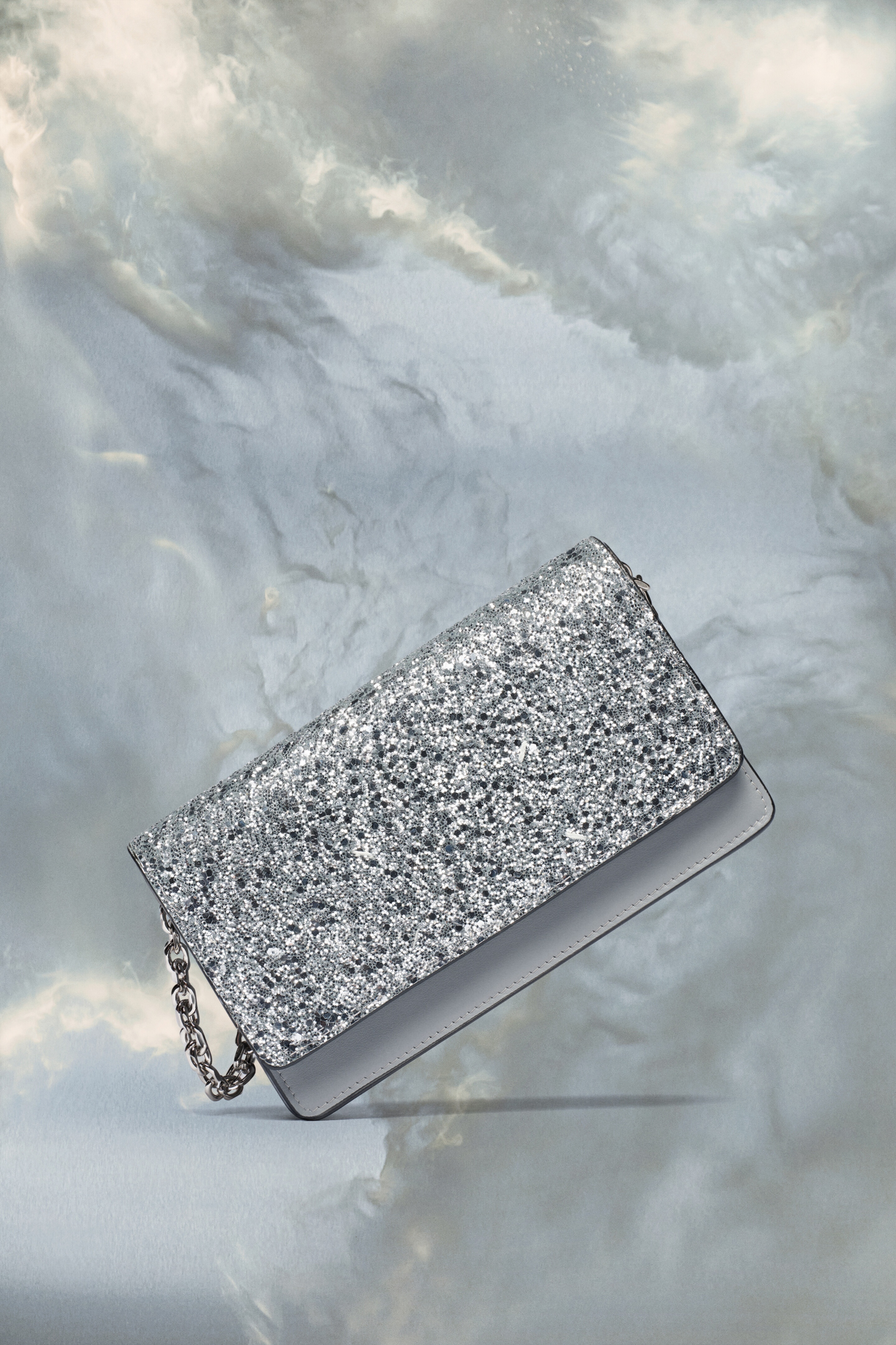 ★Maison Margiela★ Glitter Chain Wallet Silver SA3UI0008P62 Maison Margiela Glitter Chain Wallet Silver Color | eBay
