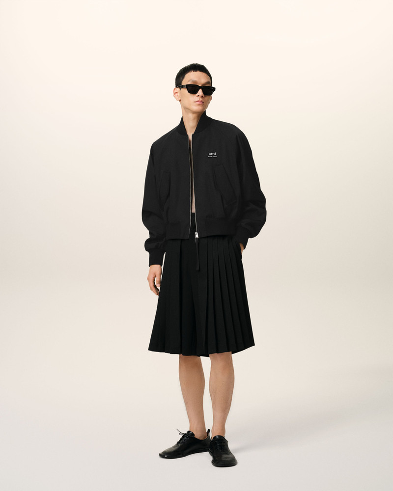 AMI Paris BLACK TWILL BOMBER outlook