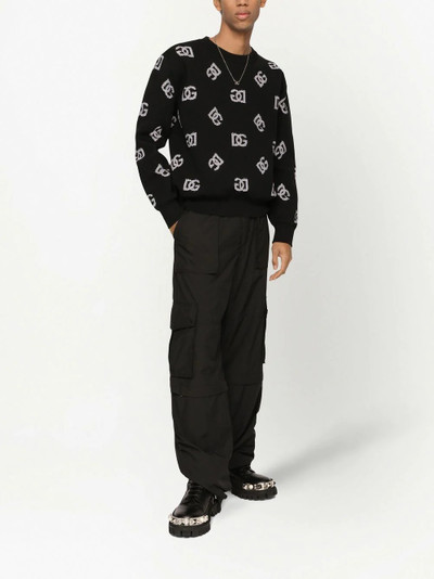 Dolce & Gabbana DG monogram jacquard jumper outlook