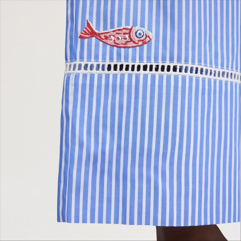 Wide Leg Pinstripe Pant 3