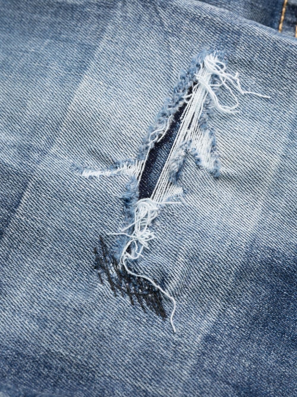 distressed-effect cropped jeans - 7