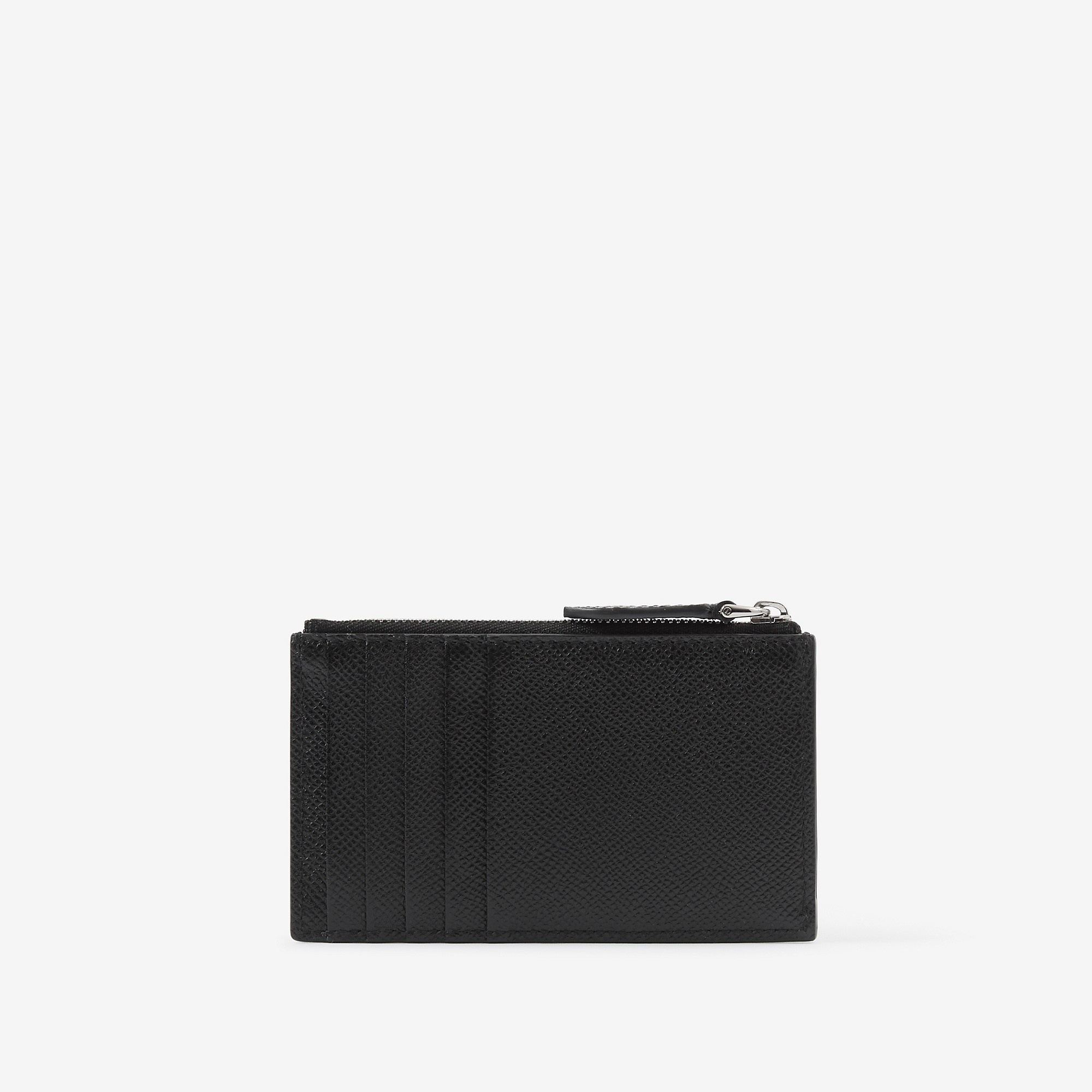Grainy Leather TB Zip Card Case - 3