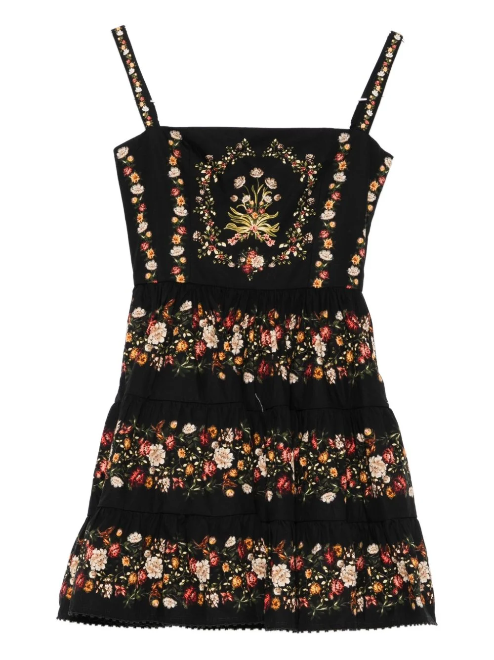 Lima strappy floral mini dress - 1