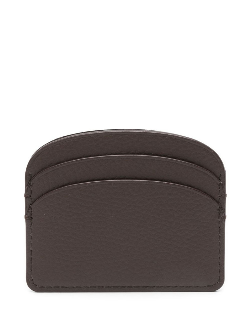A.P.C. Demi-Lune curved-edges card holder outlook