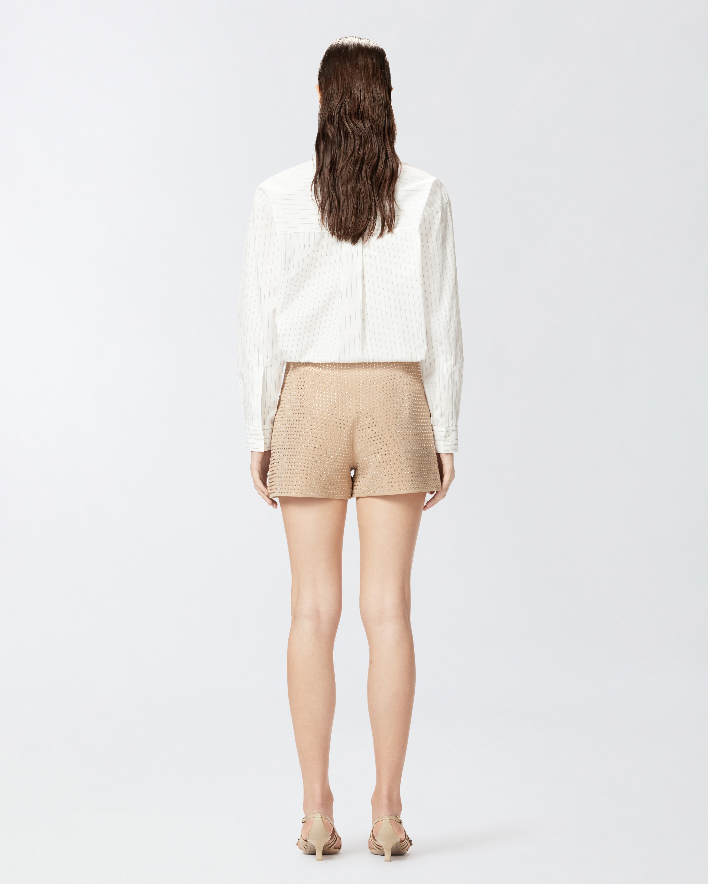 ELEGANT SHORTS WITH RHINESTONES - 4