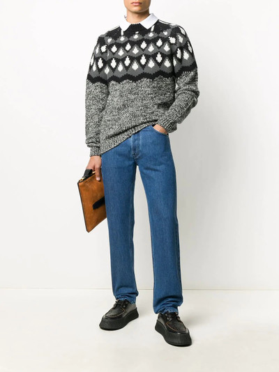 Loewe logo-print tapered jeans outlook