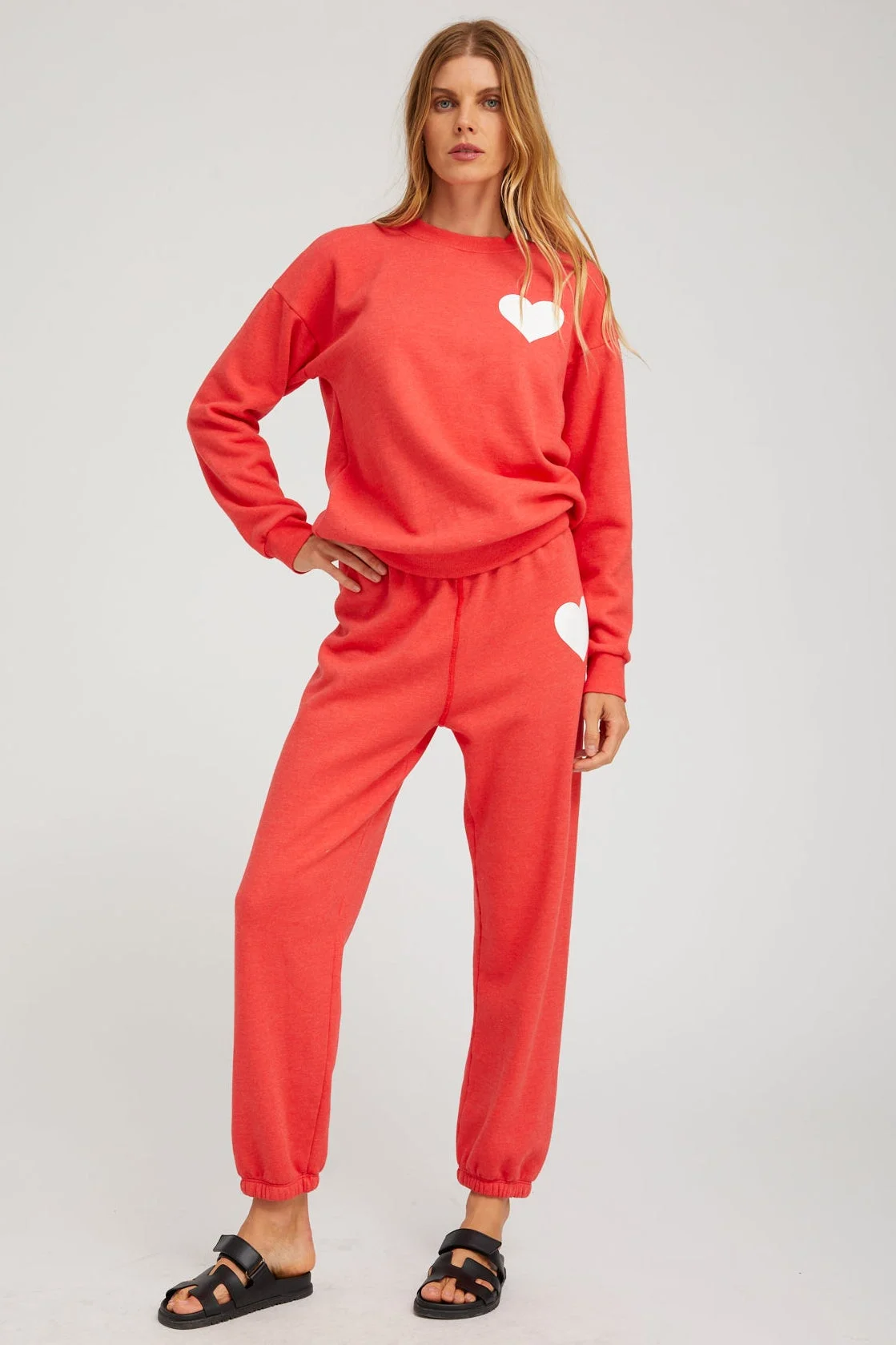 ROUGE HEART SWEATPANTS - 1