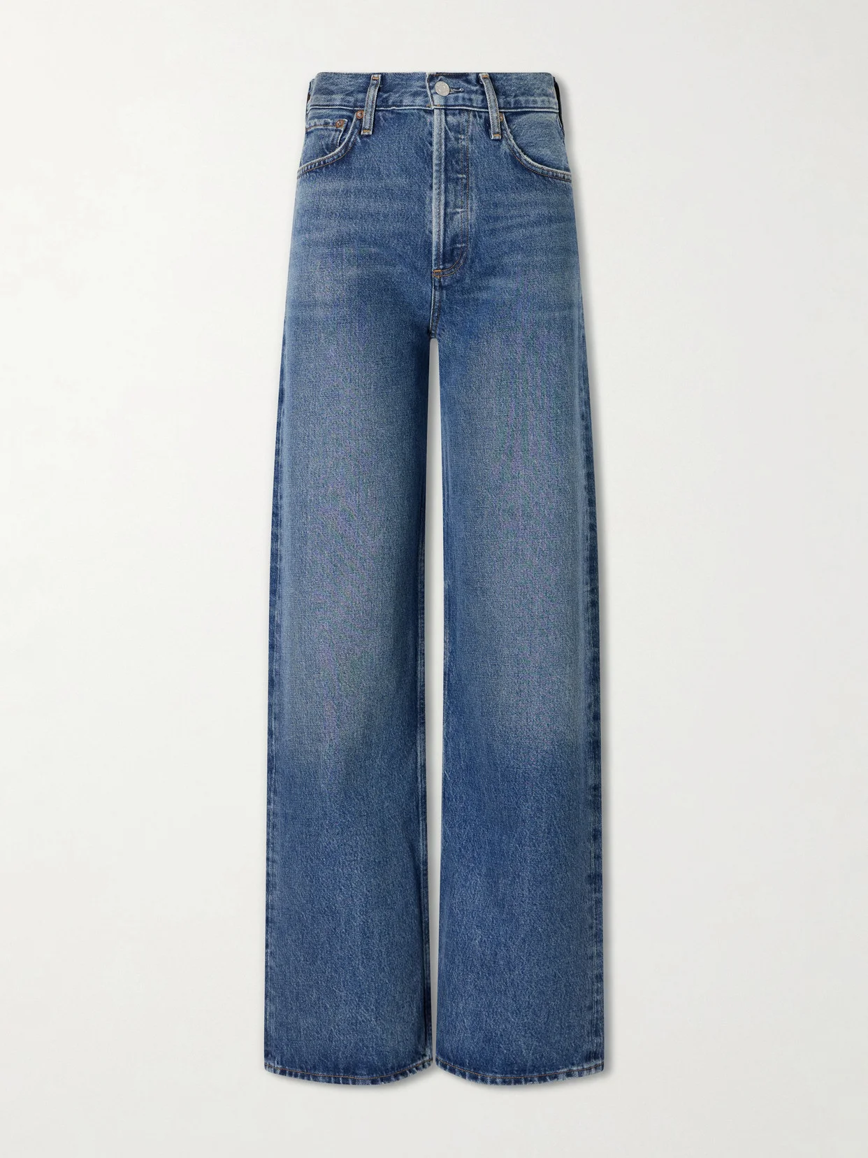 Ren Long High-rise Wide-leg Jeans - 1