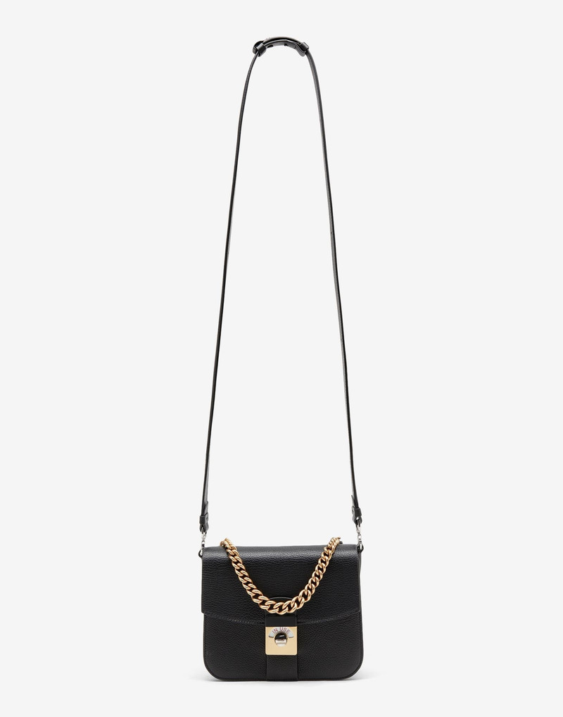 New Lock small double flap clutch bag 5