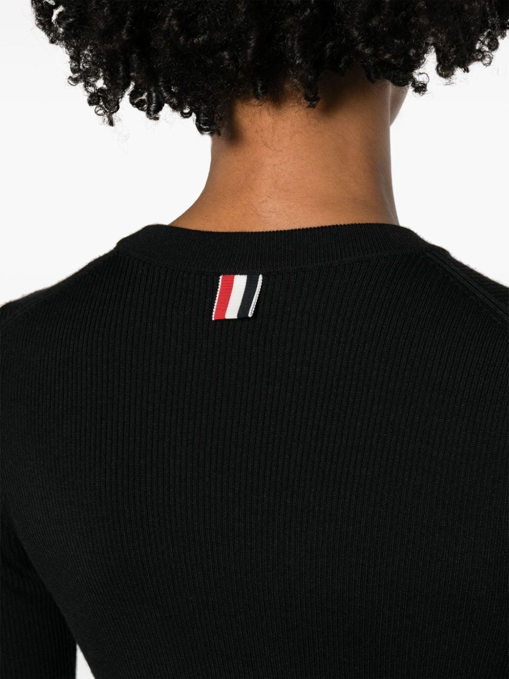 Thom Browne Women Ribbed Cardigan - 5
