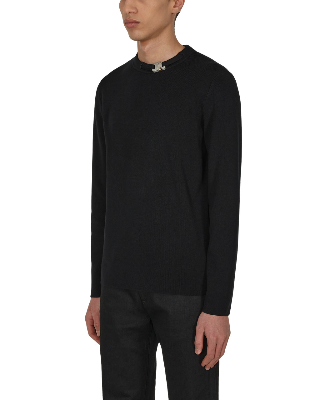 BUCKLE CREWNECK SWEATER - 3