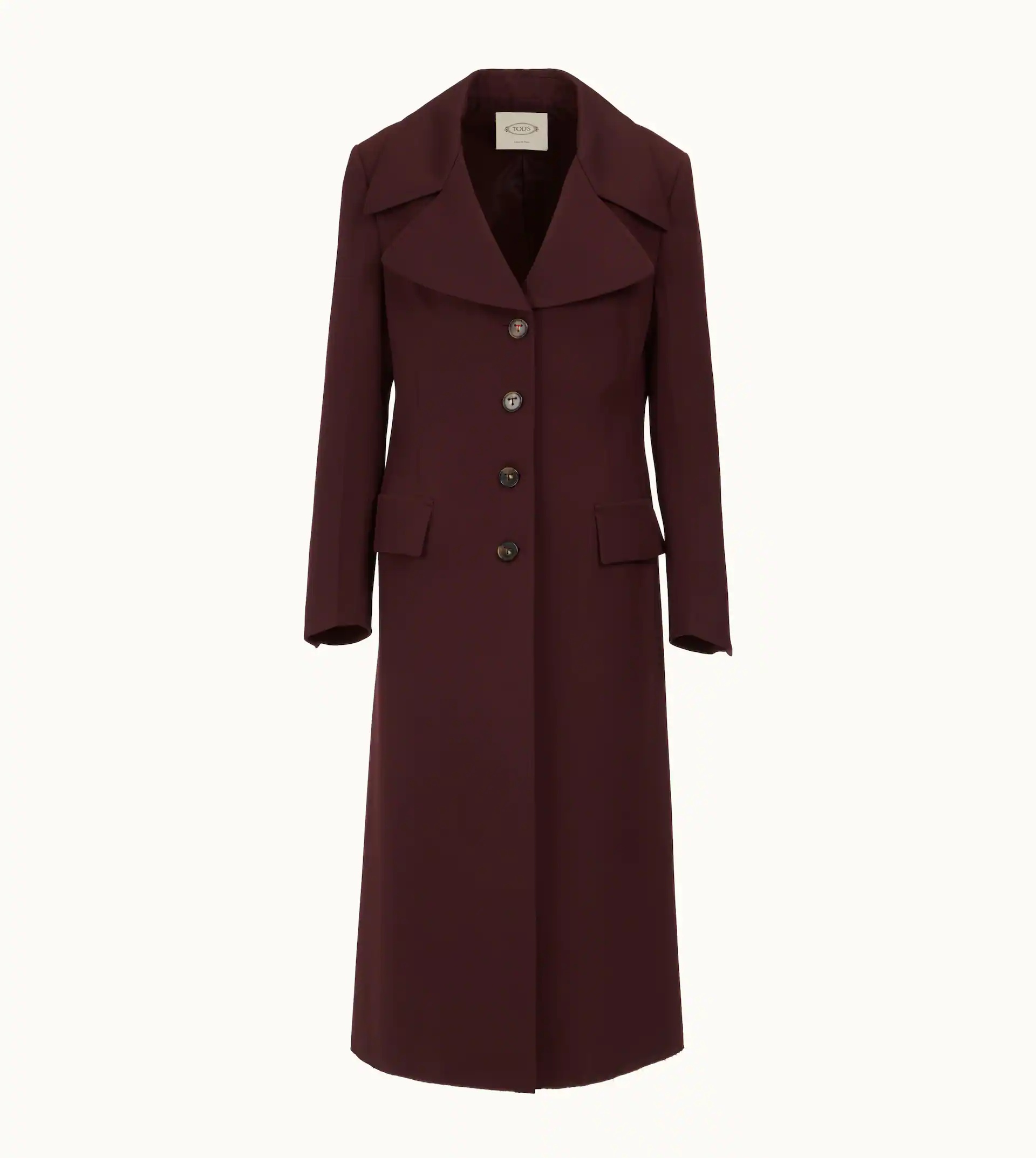 COAT - BURGUNDY - 1
