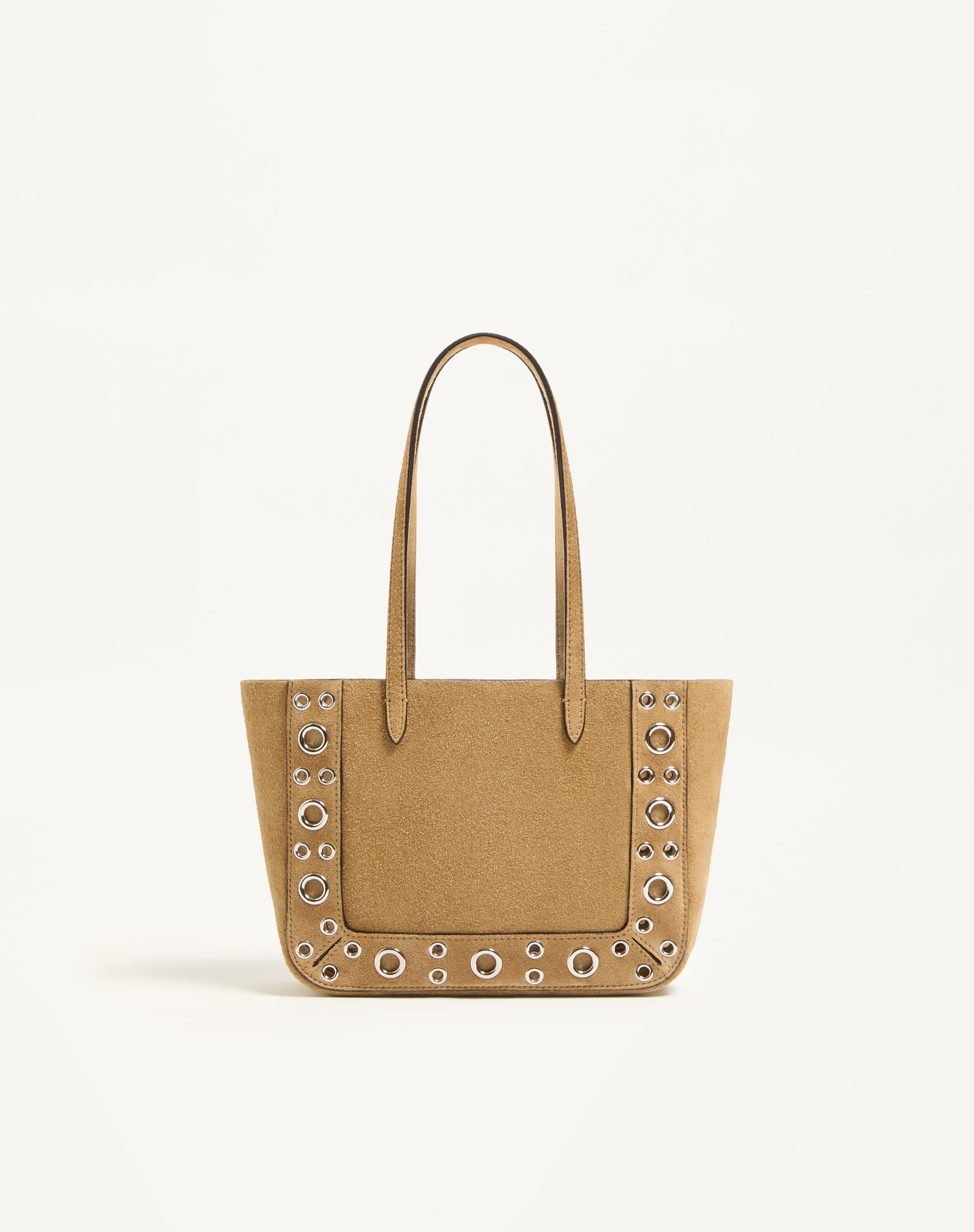 VALENTINO GARAVANI NELLCÔTE MINI SUEDE SHOPPING BAG - 5