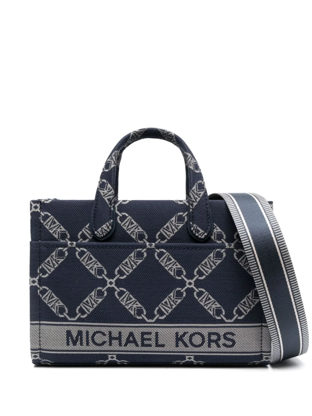 Gigi Empire logo-jacquard tote bag - 1