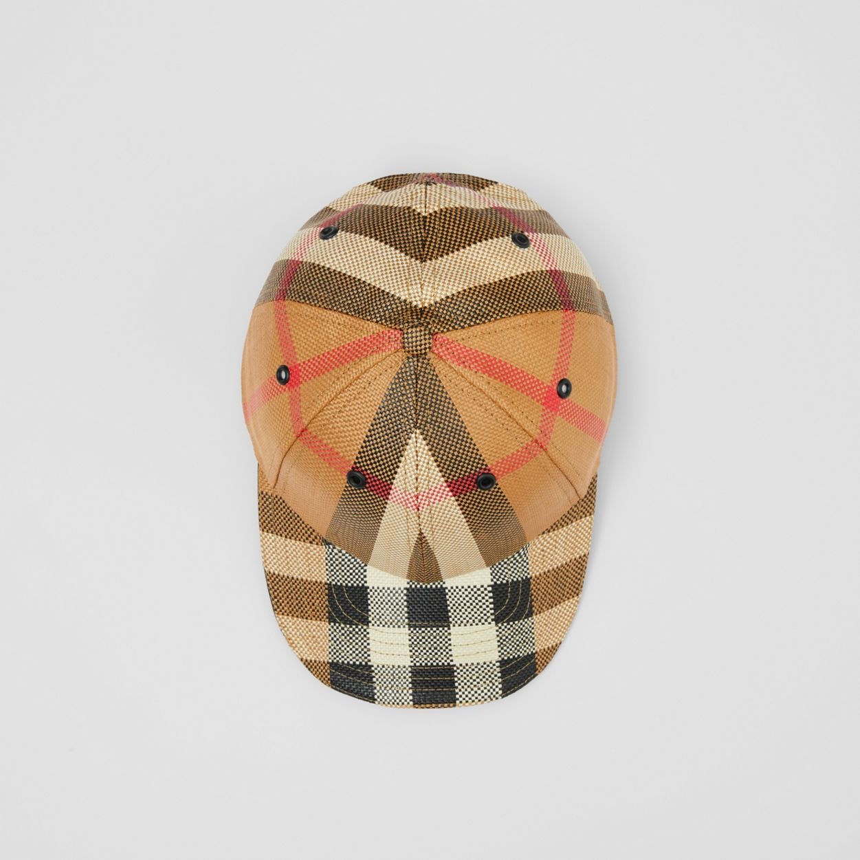 Check Nylon Baseball Cap - 5