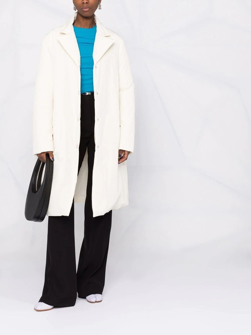 NINA RICCI single-breasted puffer coat outlook