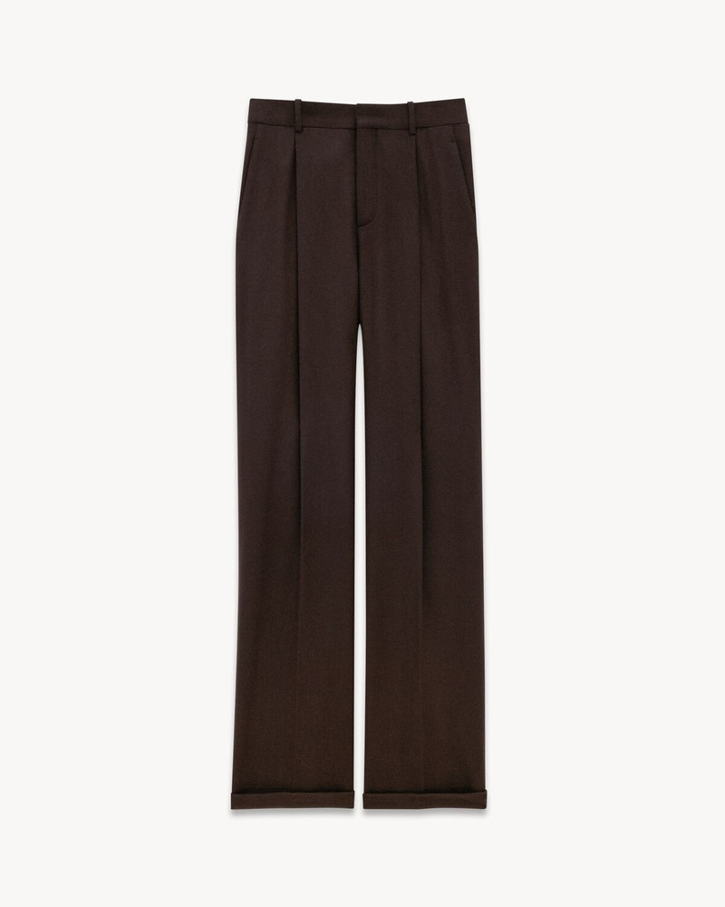 90'S PANTS IN CASHMERE FLANNEL 1