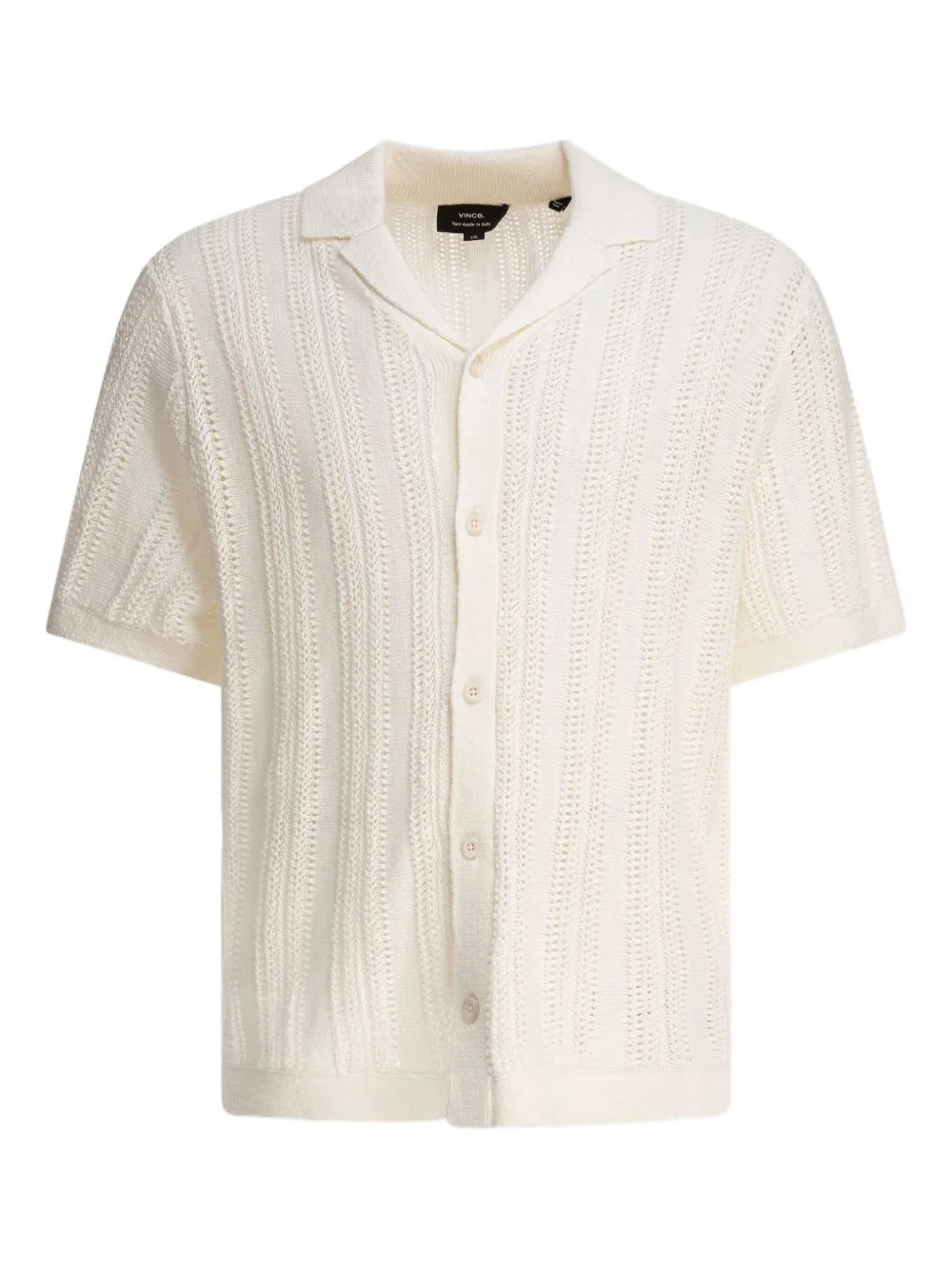 Cabana knitted button-down shirt - 1