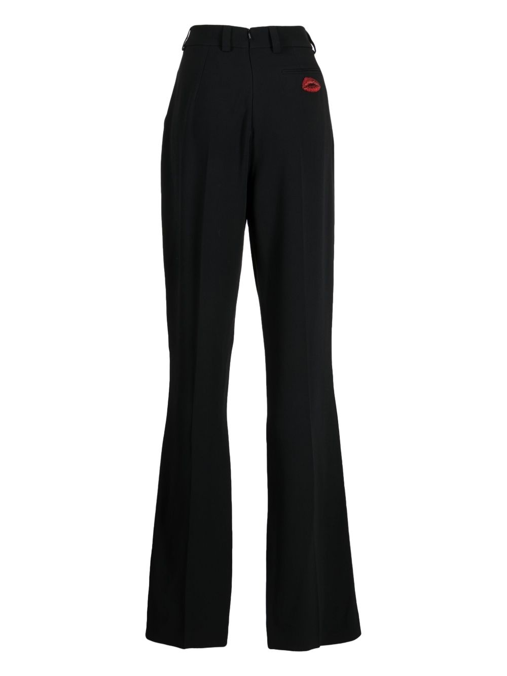crystal-embellished straight-leg trousers - 2