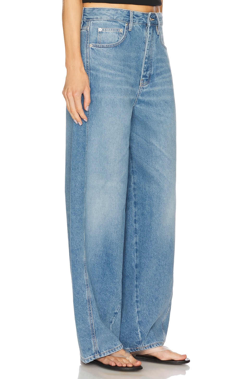 Mid Rise Balloon Jeans - 2