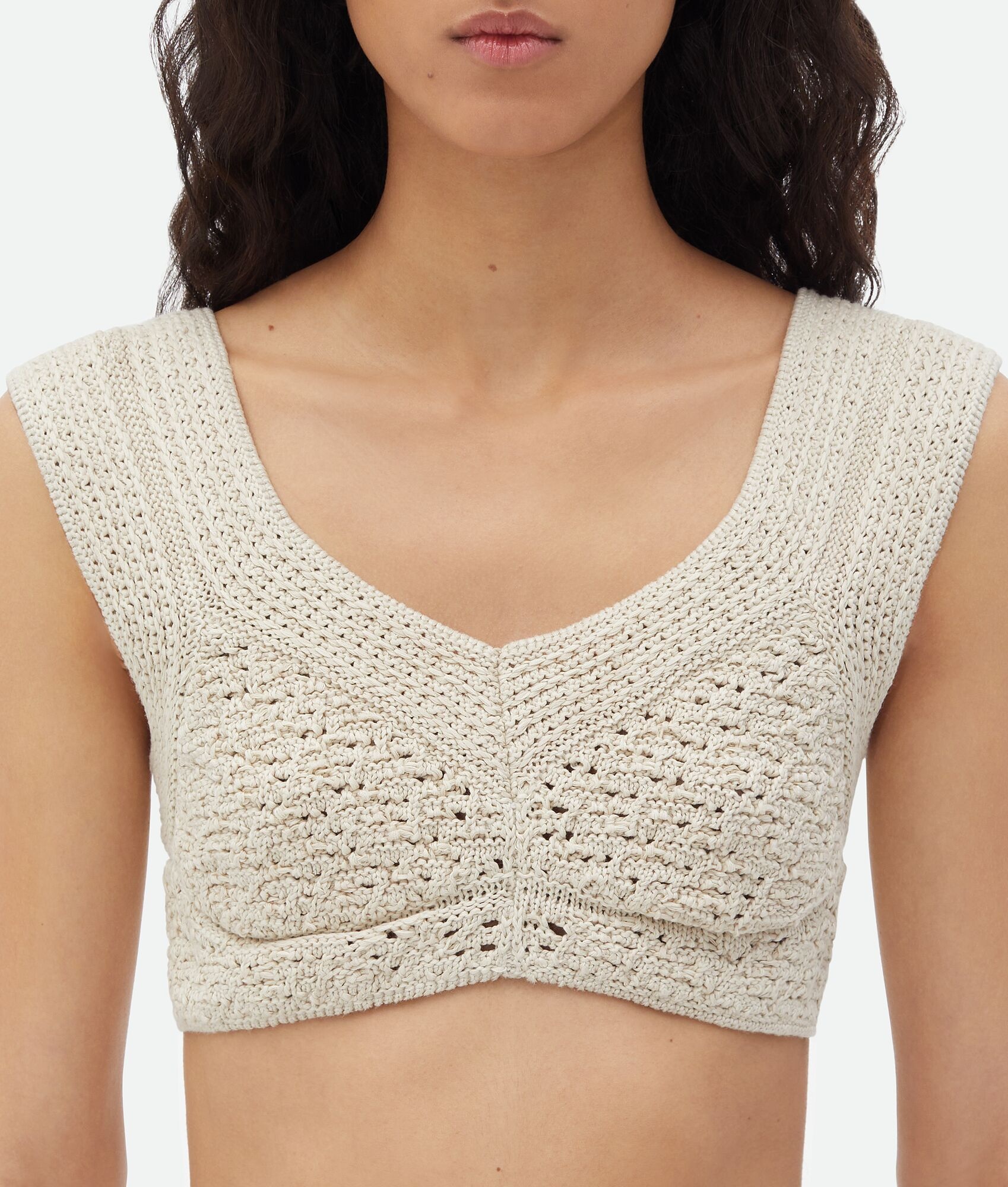 Cotton Crochet Bra - 4