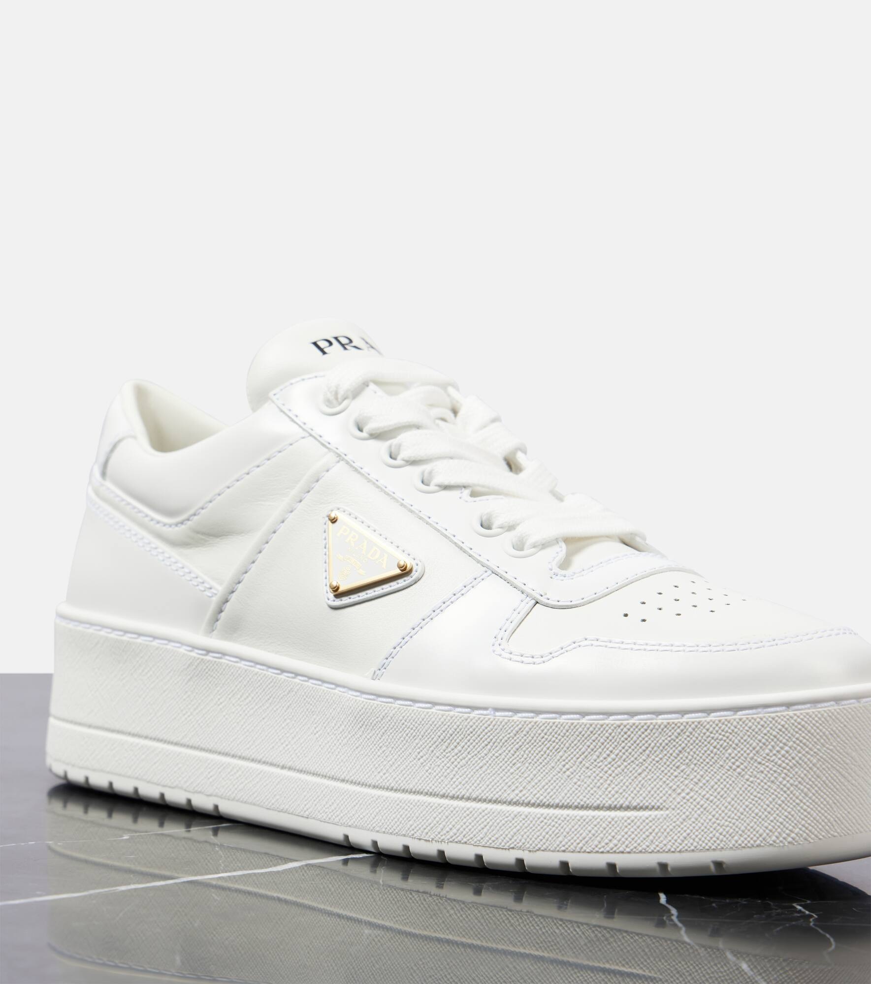 Downtown Bold leather platform sneakers - 6