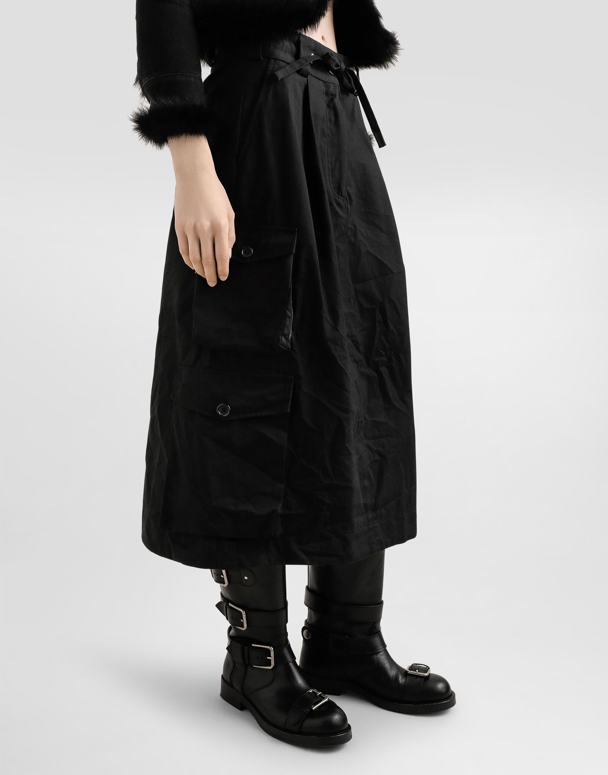Cotton cargo skirt - 6
