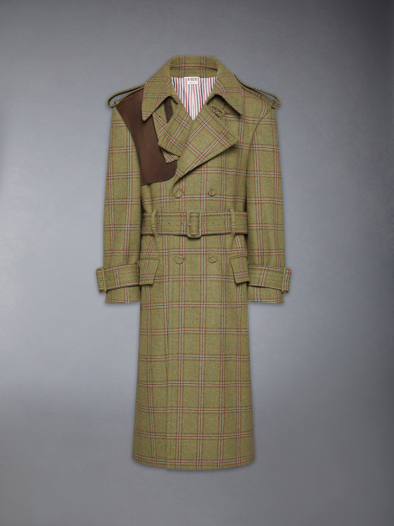 HUNTING TWEED OVERSIZED TRENCH 1