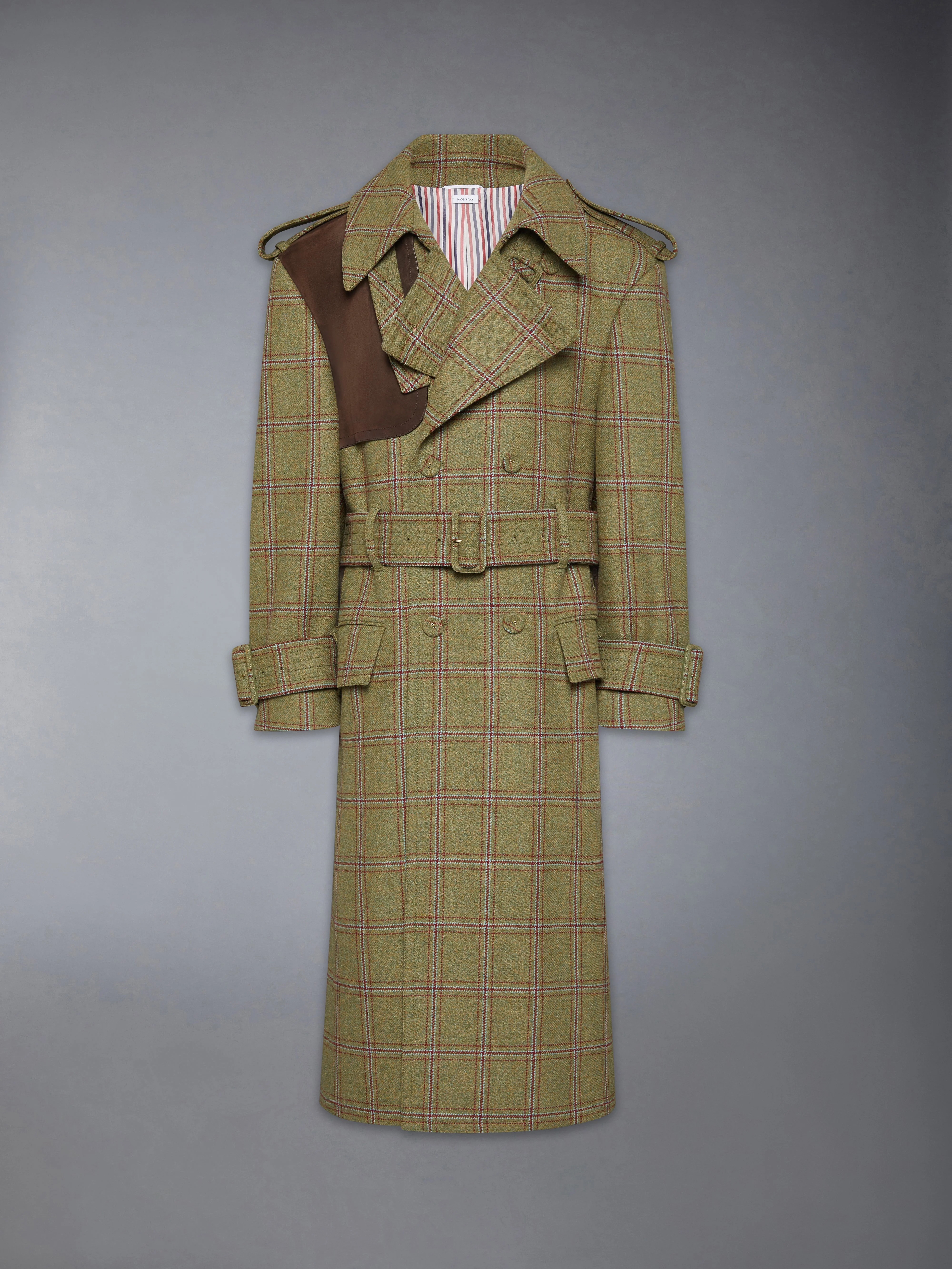 HUNTING TWEED OVERSIZED TRENCH - 1
