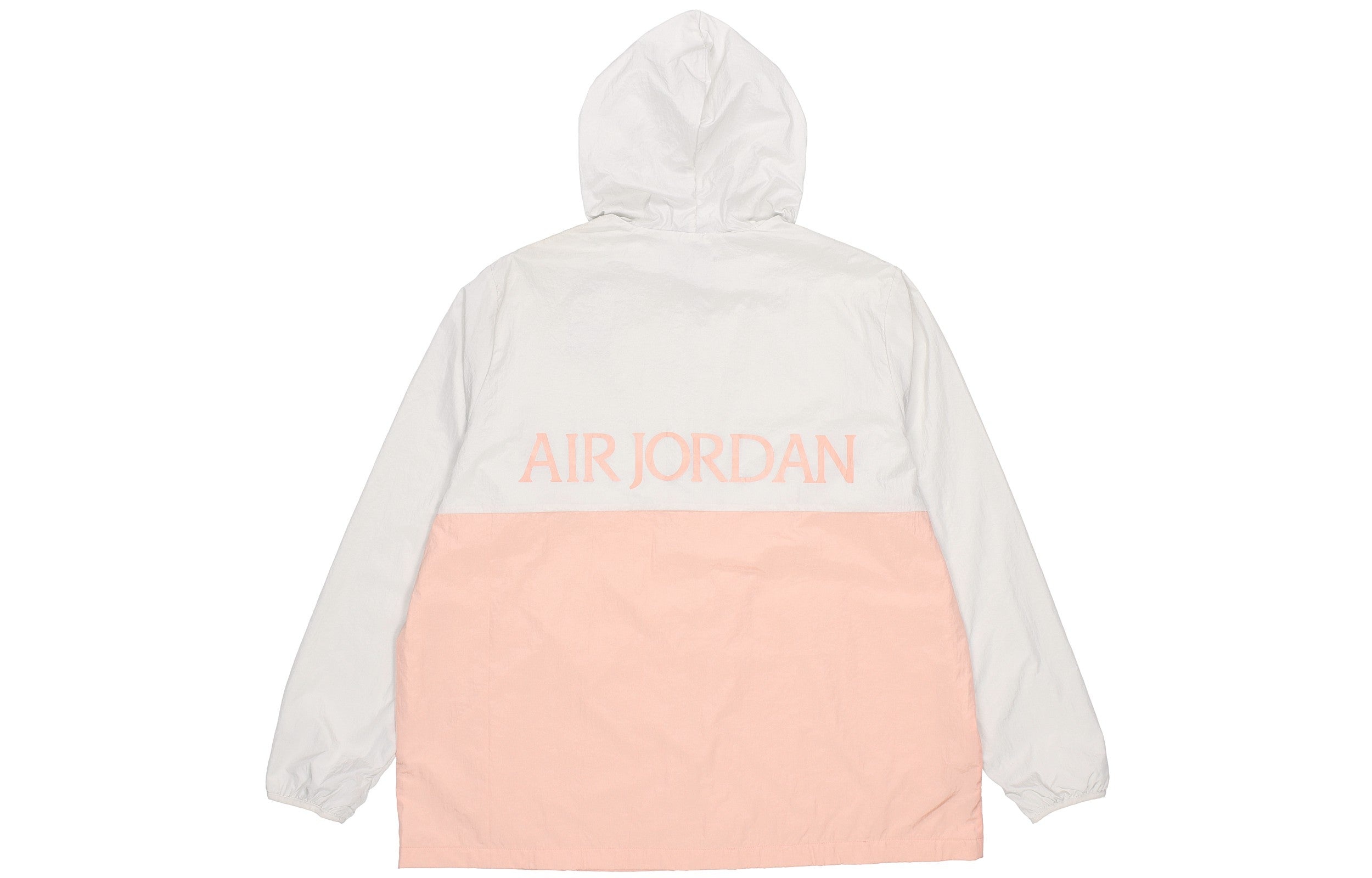 Air Jordan Alphabet Printing Basketball Sports Hooded Jacket White Pink CK2218-072 - 2