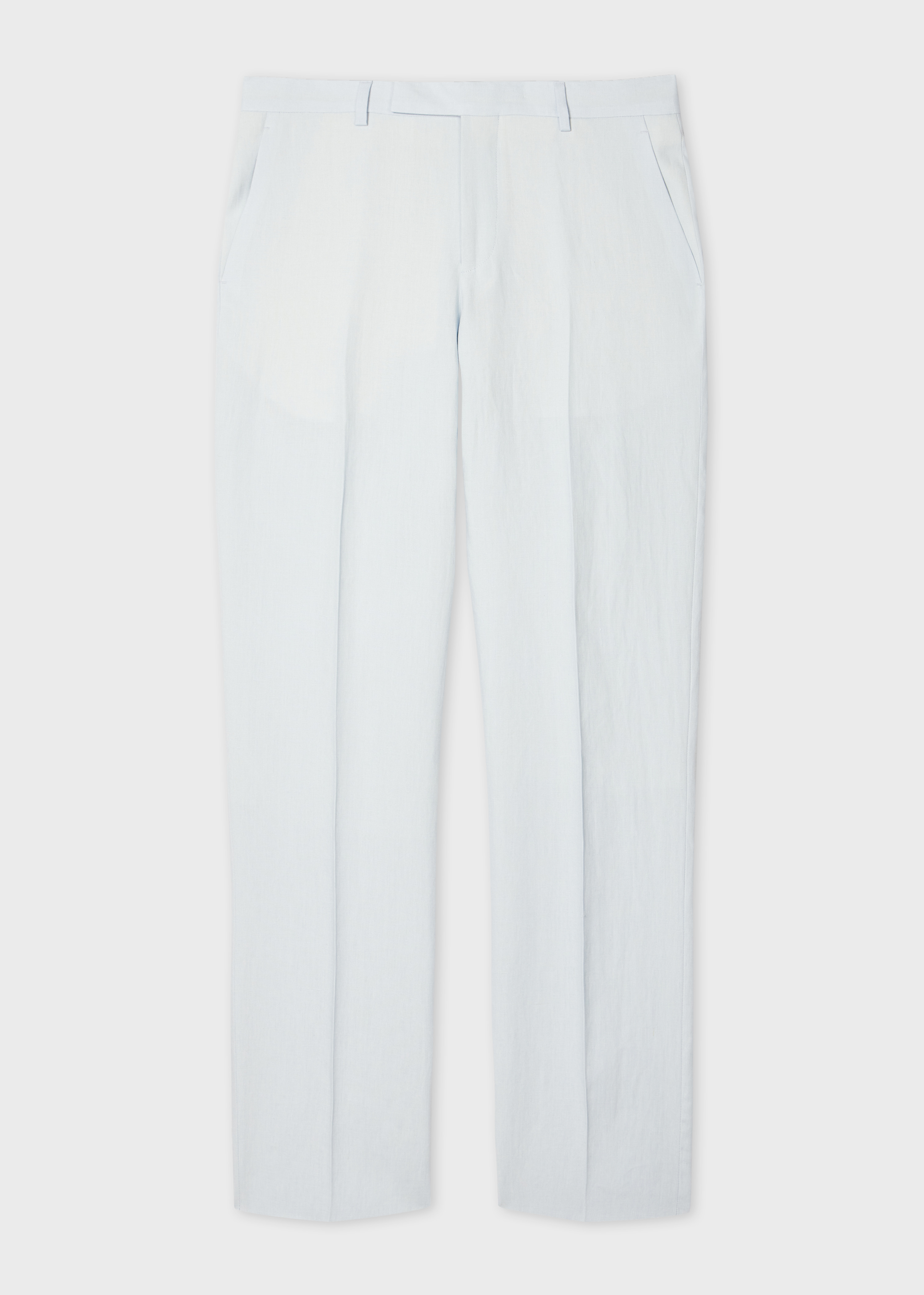 Pale Blue Linen Suit - 5