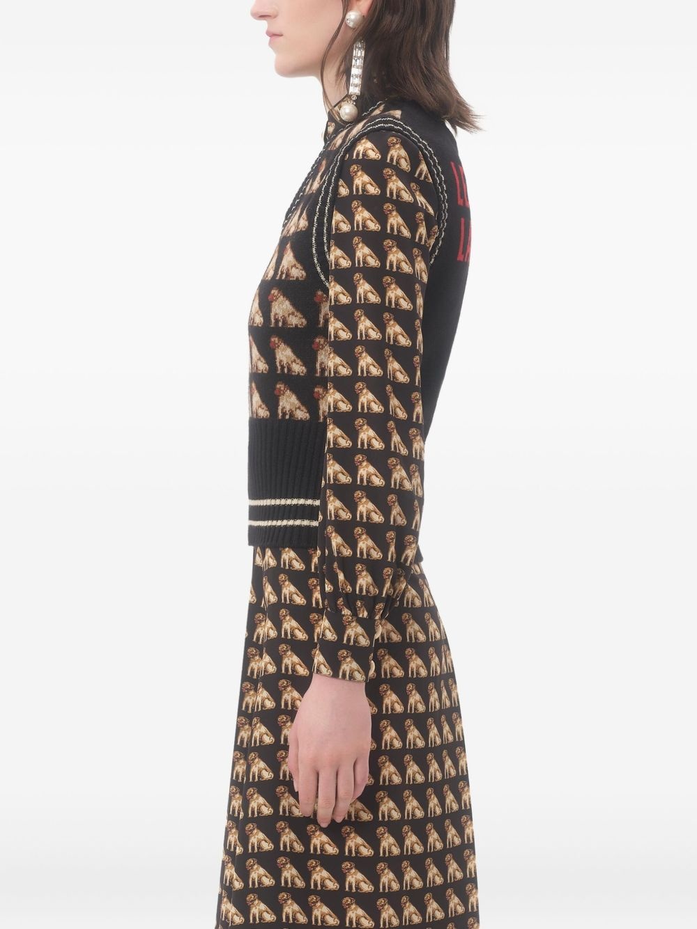 Petit Charles jacquard vest - 5