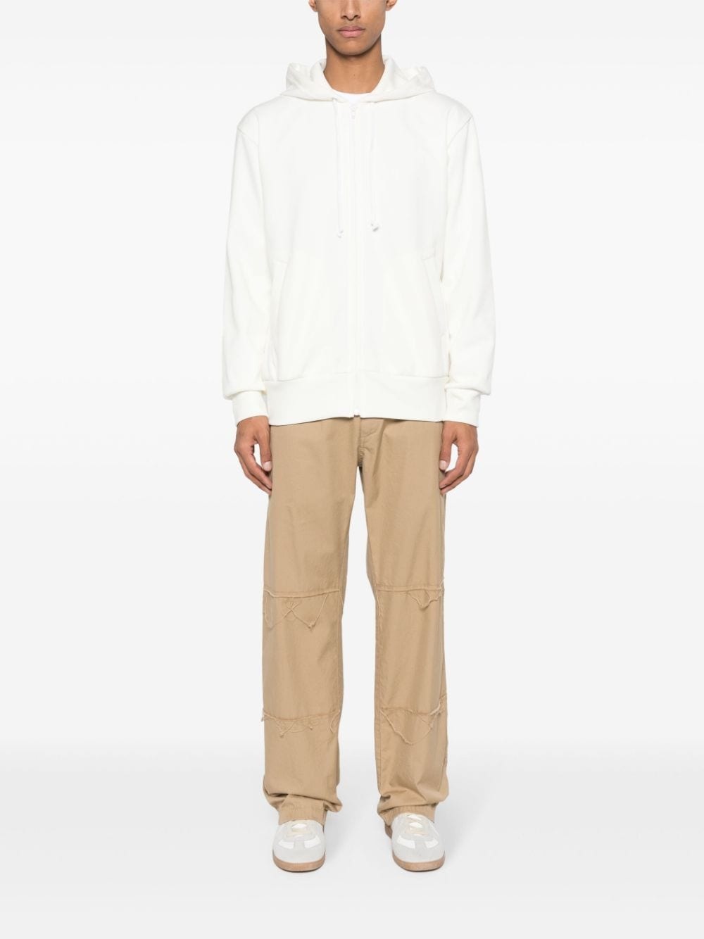 x the Artist Invader pixelated-appliqué hoodie - 2