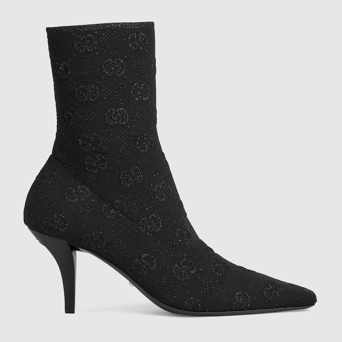 Women's GG knit ankle boots - 1