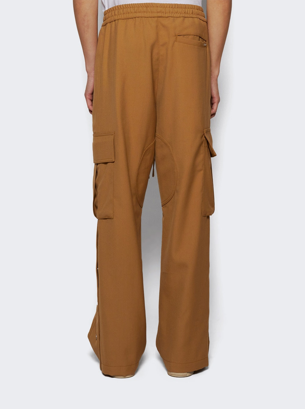 Track Logo Cargo Pants Sand - 4