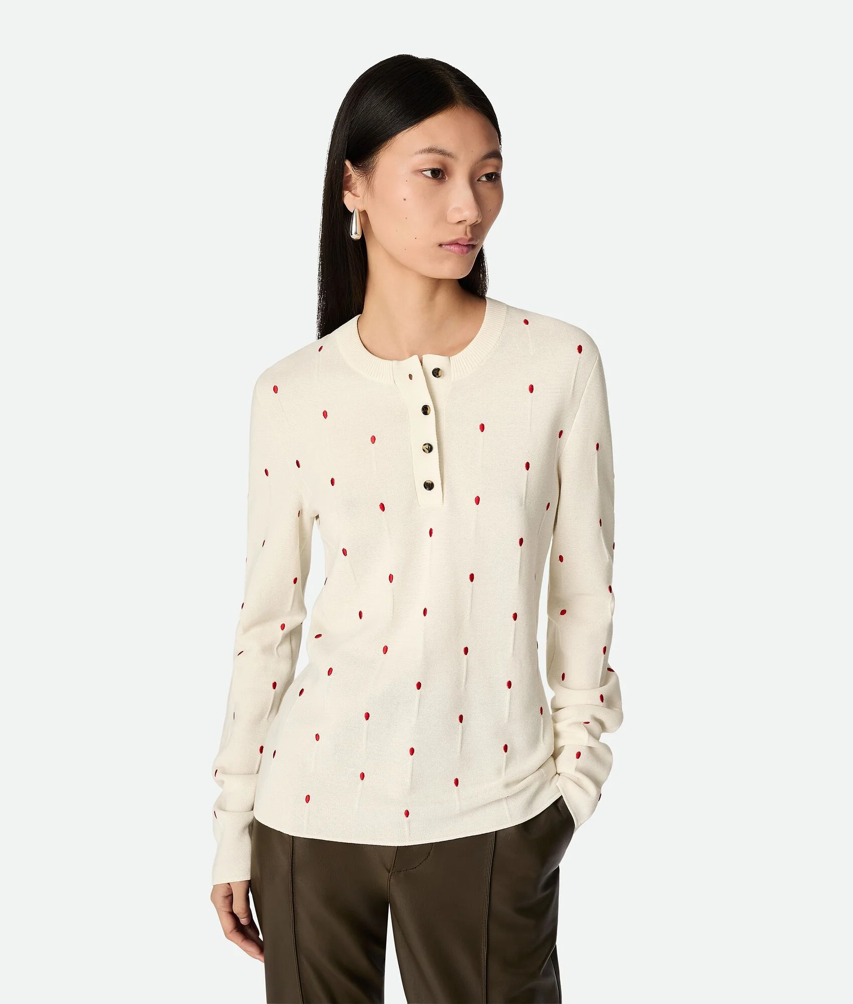 Cotton Embroidered Matches Top - 1