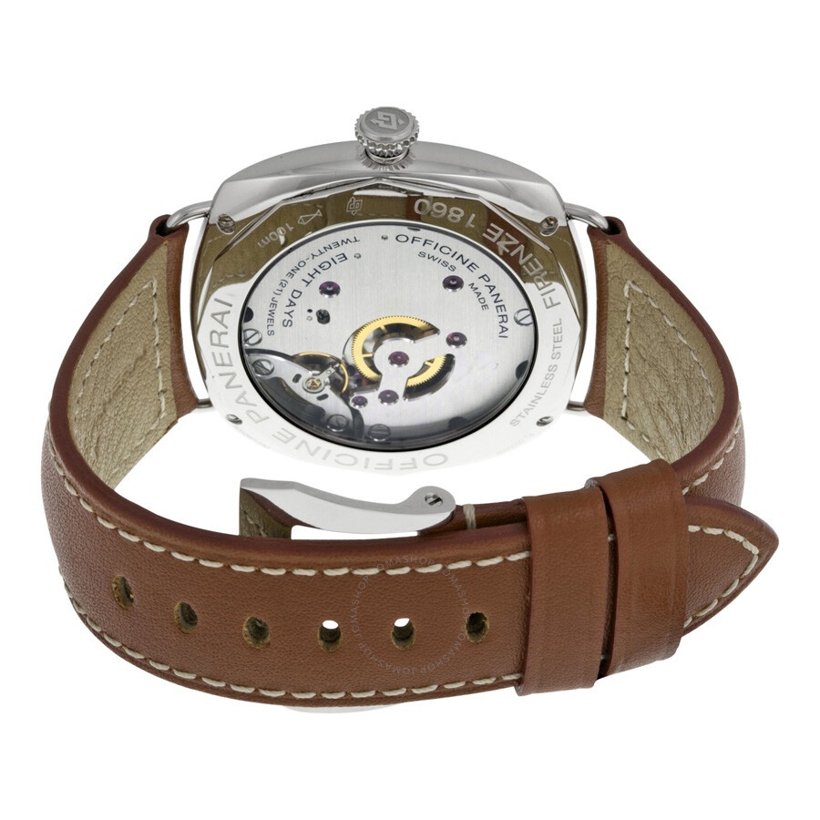 Panerai Radiomir Black Dial Brown Leather Men's Watch PAM00609 - 3