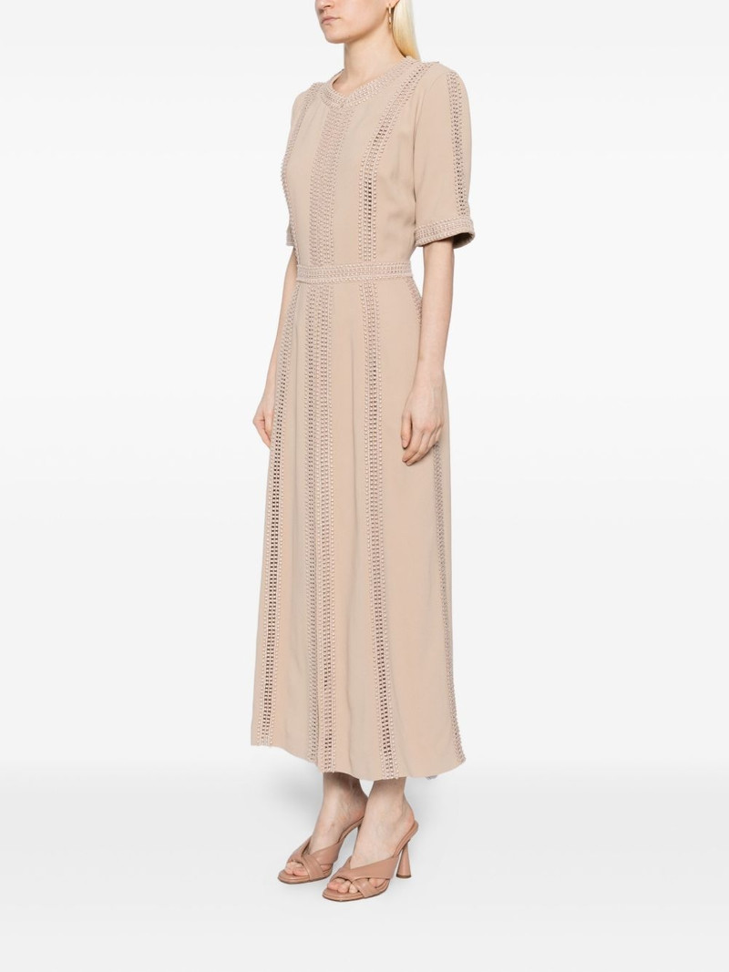embellished-trim dress 3