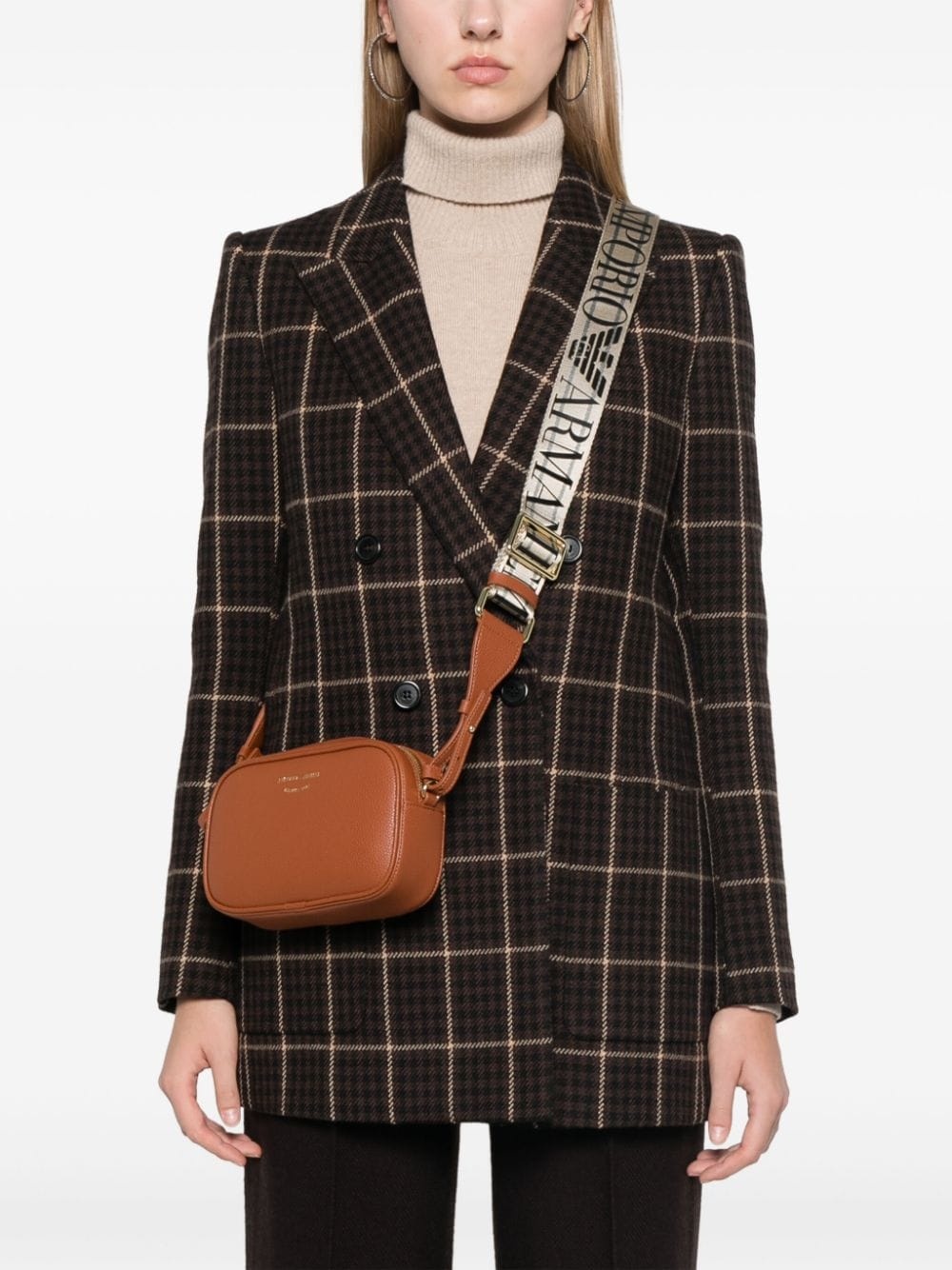 logo-debossed cross body bag - 2