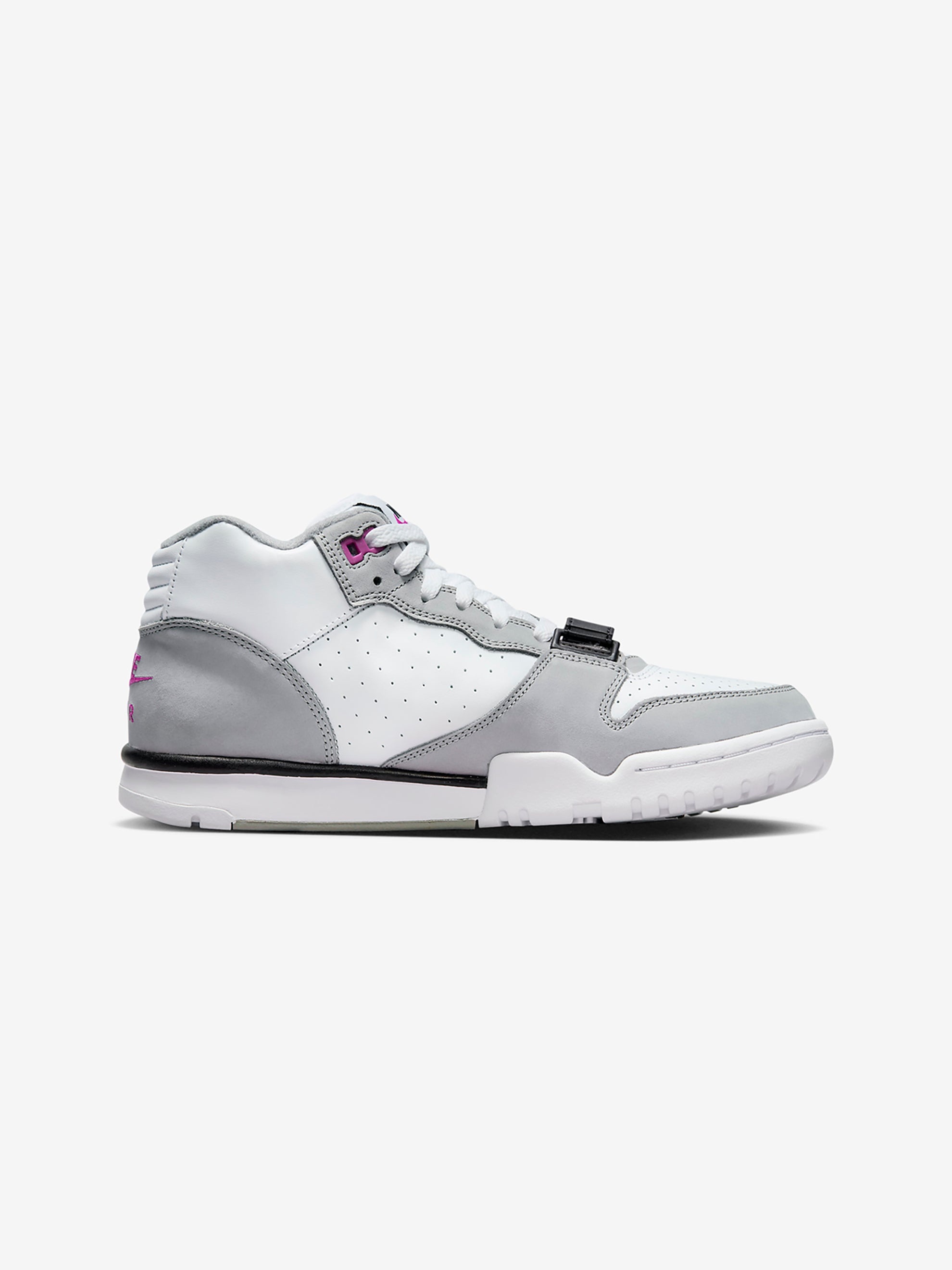 NIKE★AIR TRAINER 1★WHITE/BLACK/MEDIUM GREY nike men air trainer 1 medium grey black white hyper violet
