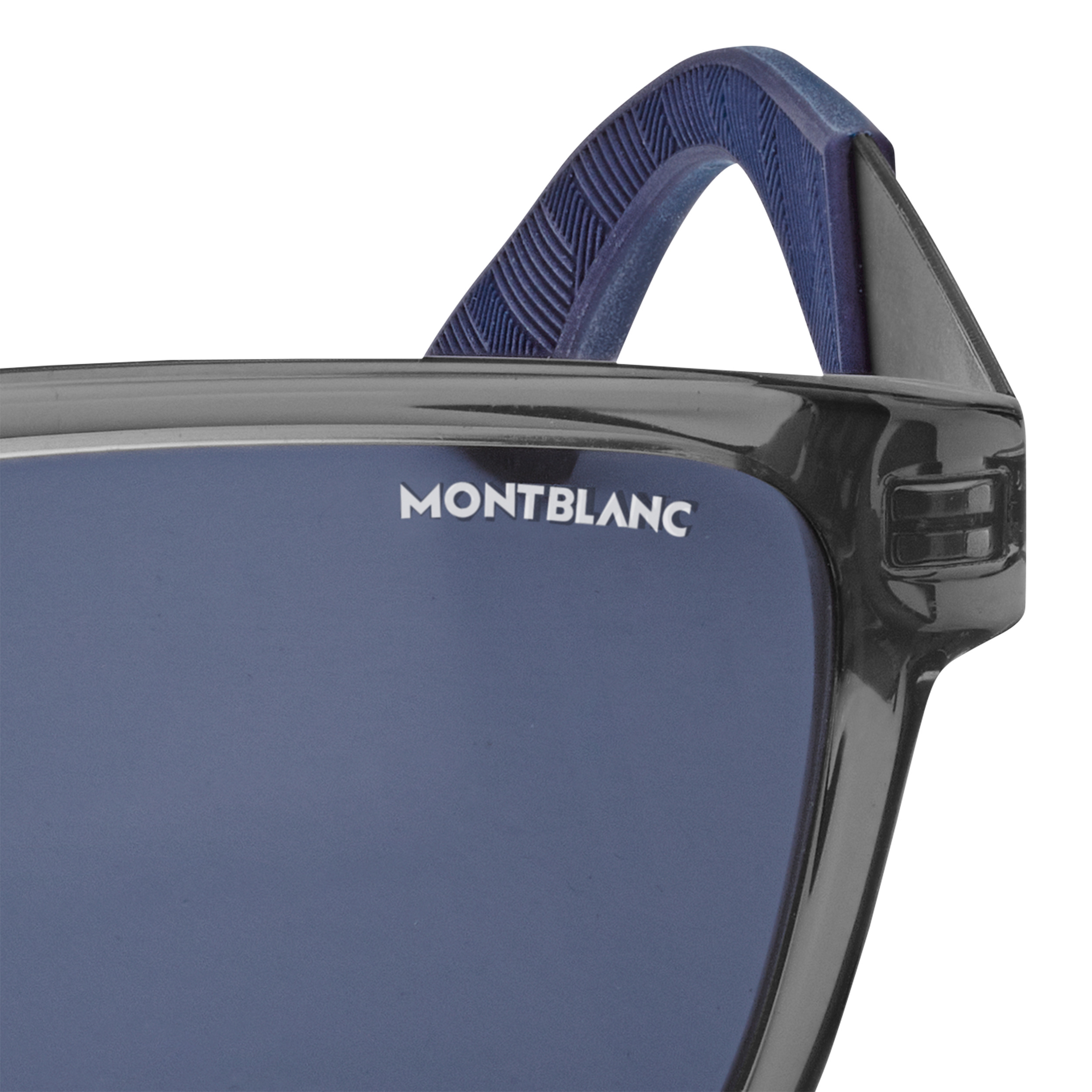 Rectangular Sunglasses with Gray Acetate Frame - 3