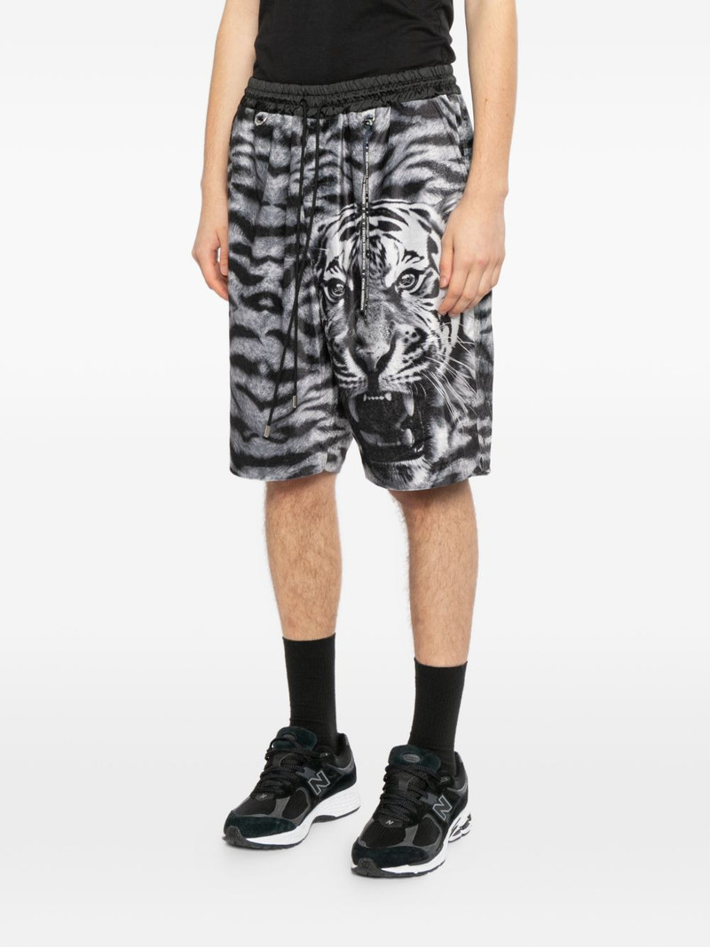 tiger-print shorts 3